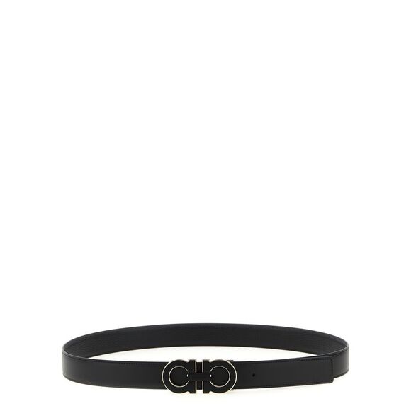 Ferragamo Men 'Gancini' Reversible Belt